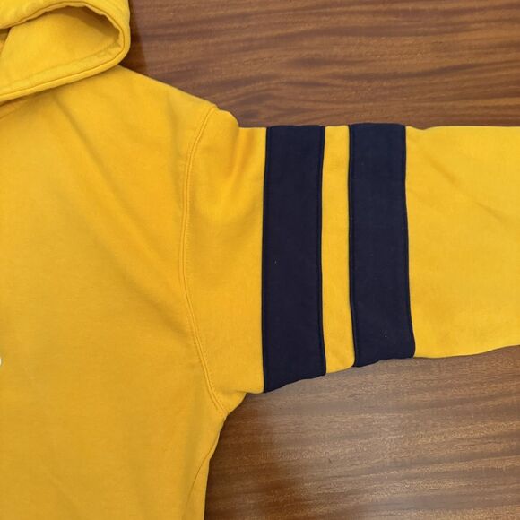 NHL Nashville Predators‎ Hoodie Large 42/44 Yellow Pullover Sweatshirt Kangaroo - Picture 4 of 9